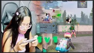 BGMI 1V1 with girl streamer 🔱 The end 💀 streamer vs @XdiroBGMI 