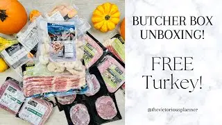 Get a FREE TURKEY just in time for the HOLIDAYS! | Butcher Box Unboxing & Deals!