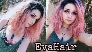 PEACH WAVY WIG FROM EVA HAIR: REVIEW | Kylie The Jellyfish