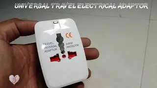 Unboxing international travel plug power adaptor