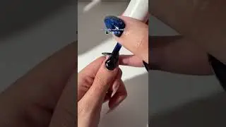 Midnight Velvet Nails ✨ | Cat Eye Blue Nail Art Tutorial 💙🌌