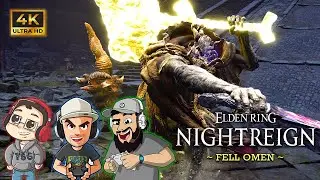 Elden Ring Nightreign Co-Op 4K UHD (Fell Omen Mini Boss) - ft. oXLarryXo & Flexo