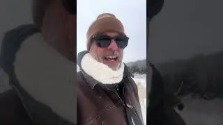 Moving water after the ice snowstorm on the Homestead ￼