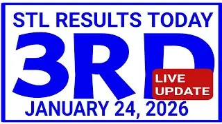 Stl results today 3pm draw January 24, 2026 stl swer3 swer4 pares pcso stl