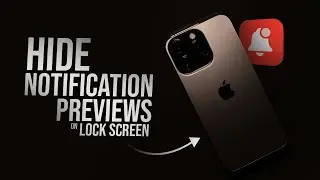 Как скрыть предварительный просмотр уведомлений на экране блокировки iPhone (инструкция)