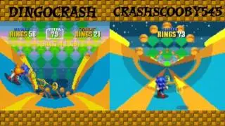 Sonic The Hedgehog 2 Speedrun - DingoCrash Vs. CrashScooby545