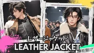(Fashion Friday) Anime Leather Jacket Lookbook | AI Art | Hang Out With Us
