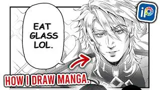 How to Draw PROFESSIONAL Manga Page in IBISPAINT