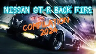 Nissan GTR Backfire Compilation 2024: Epic Flames & Explosive Sounds! 🔥💨 #shorts #usa #gtr
