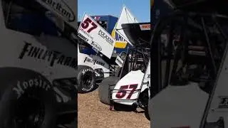 Kyle Larson Tyler Courtney Brad Sweet Paul Silva World Of Outlaws Tulare Speedway