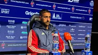 Conferenza stampa | L'Aquila - Sammaurese 4 - 0. Le parole del capitano Alessandro Brunetti