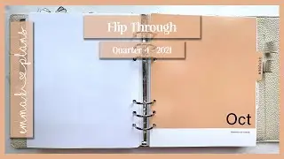 Planner Flip Through / Q4 2021