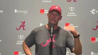 Kalen DeBoer Press Conference After Alabama Football Practice