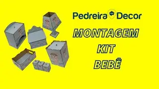 Montagem kit Higiene Farmacinha Beb&ecirc;