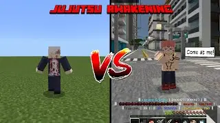 Sukuna Vs Student Gojo Awakened In Jujutsu Kaisen Minecraft | Jujutsu Awakening Jjk Addon/MCPE