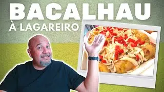 Como fazer Bacalhau tipo à Lagareiro a minha moda receita simples rápida