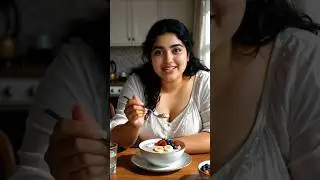 Cozy Morning Breakfast | Chia Oats ASMR ♡  #MorningRoutine #shorts