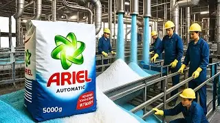 Así se fabrica el DETERGENTE EN POLVO lo suficientemente potente para eliminar MANCHAS incrustadas