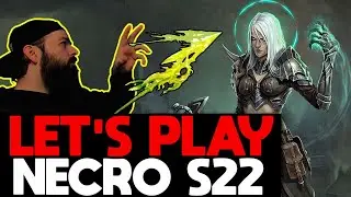 Launch Night | Hardcore Let's Play Season 22 Diablo 3 Patch 2.6.10 Necromancer