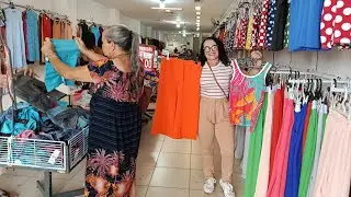 Women's, men's, children's clothing and beachwear.