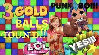 NO THUMBS! We got 3 Gold Balls! PUNK BOI FOUND!!