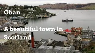 Scenic rail journey to Oban and walk around Oban