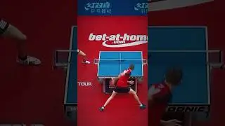 His opponent congratulated him after this stroke! #tabletennis #tabletennisteam
