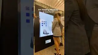 Art Vending Machine by James Patrick at The Other Art Fair, Sydney 🎨 #shorts #artvendingmachine