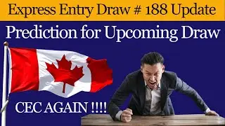 Express Entry Latest Draw 2021 l EE Draw 188 Update l Prediction for CRS in case of FSW Program Draw