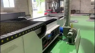XTC F1530E Plate and pipe laser cutting machine exchange table working video