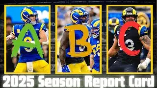 Report Card Letter Grades for the 2025 Los Angeles Rams