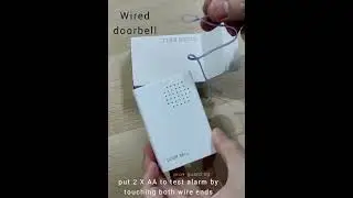 Wired Doorbell for Singapore BTO resale HDB Condo Home Alarm System Door Bell