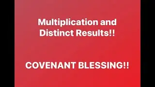 COVENANT BLESSING!!