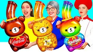 Reto De Cocina Yo vs Abuela | Recetas de Comida Divertidas de RaPaPa Challenge