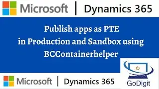 Publish apps as PTE in Production and Sandbox using BCContainerhelper