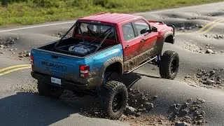 Satisfying Cars Suspension Test - BeamNG drive #4k #beamng