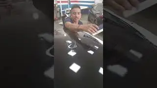 As&iacute; vinilamos el techo de este Audi #vinilotecho #vinilocoches #cochesvinilados #carwrapping