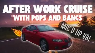Mic’d Up Drive Around The City In My 2004 Pontiac GTO (CHEAPEST LS1 MANUAL CAR) #cars #automobile