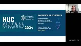 HUC Virtual Research Internships Informative Session