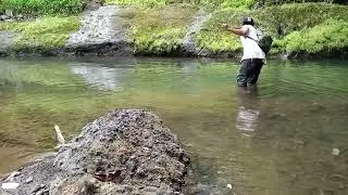 Hari ini kita datangi spot mancing di bawah tebing #mancing 