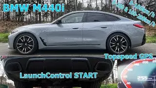 BMW M440i Gran Coupe G26 0-100 & 100-200 Topspeed GPS & Soundcheck