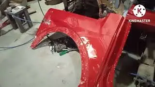 Mahindra Thar  accident ko kaise repair kiya #auto replace parts