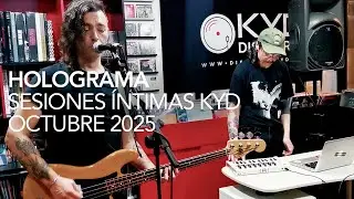 Holograma en vivo en Sesiones Íntimas de Disquería KYD