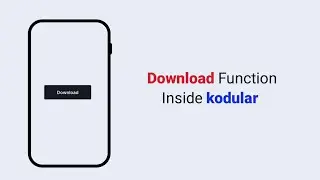 How to add Download function inside your app || Kodular || MIT App inventor