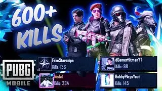 WE GOT 600+ KILLS! - PUBG MOBILE