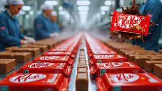 How KitKat Are Made In a Factory | See How They Make 8 Million Bars Every Day!