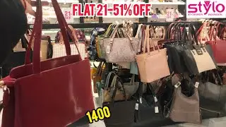 STYLO  flat 21-51%OFF 😱huge discounts online, Leather Bags, Ladies Bags, sirf 1400 me😯@BagsKiDuniya 
