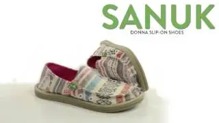 Sanuk Donna Slip-On Shoes (For Big Girls)