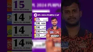 IPL 2024 Purple Cap List #ipl2024