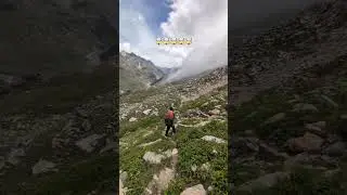 Monkey: Unbelievable Location Found on Manali to Leh Trek 🏔️I Part 2 #shorts #trekking #travel